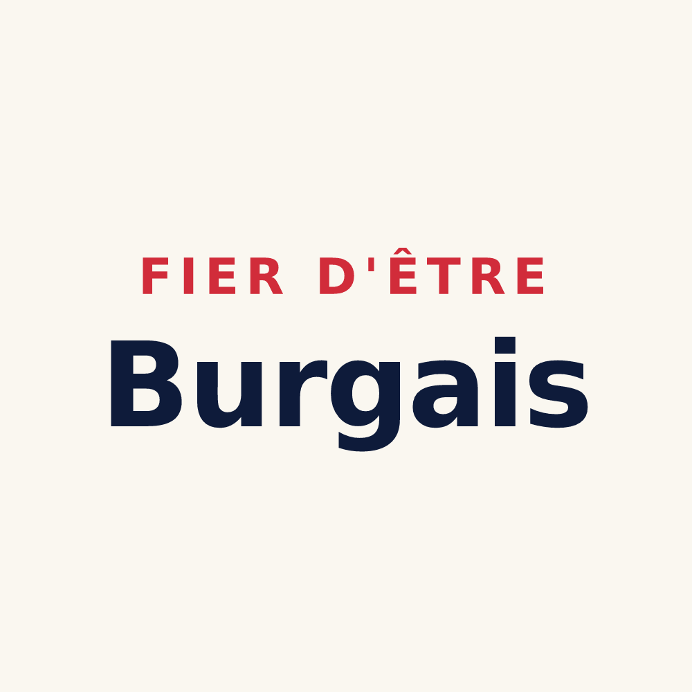 Tasse « Fier d'être Burgais » — design pour Burg
