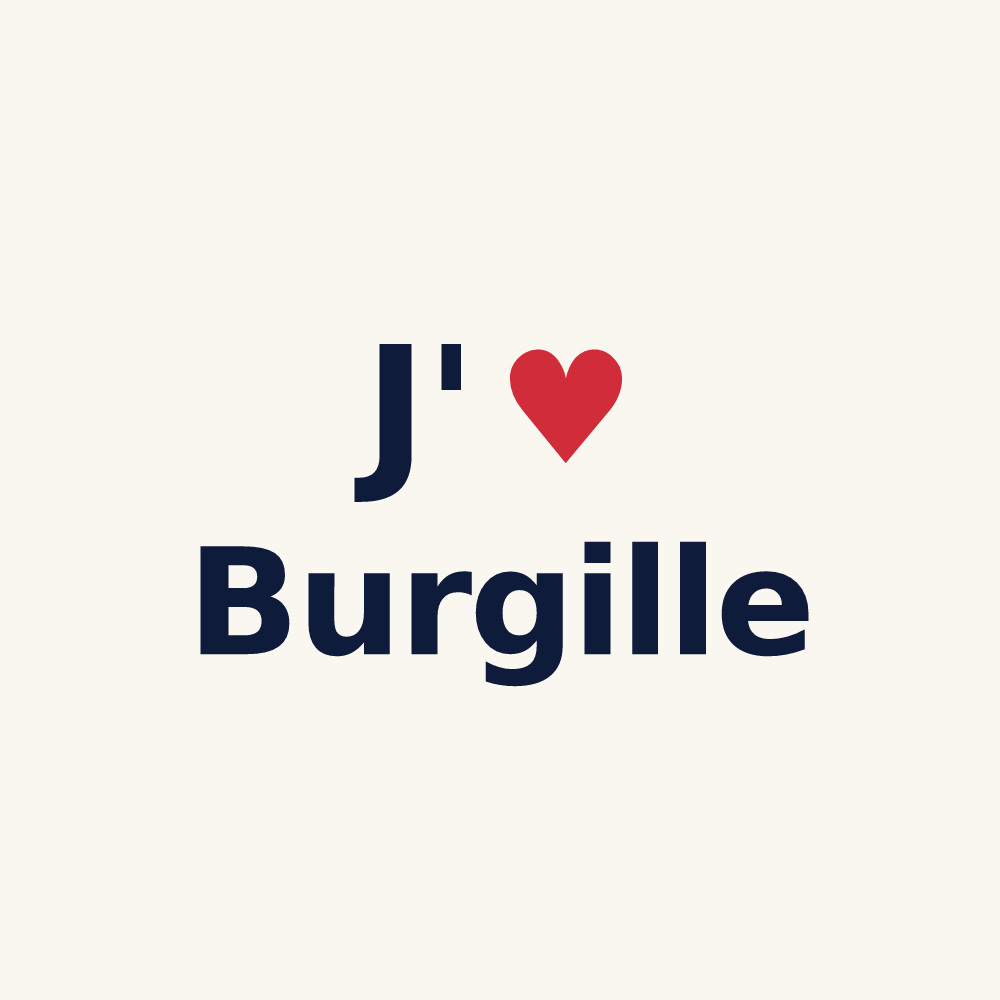 Tasse personnalisée Burgille — design J'aime Burgille