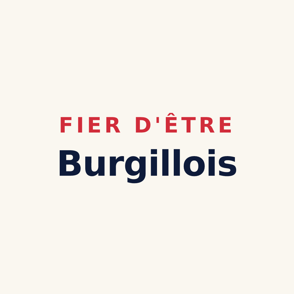 Tasse « Fier d'être Burgillois » — design pour Burgille