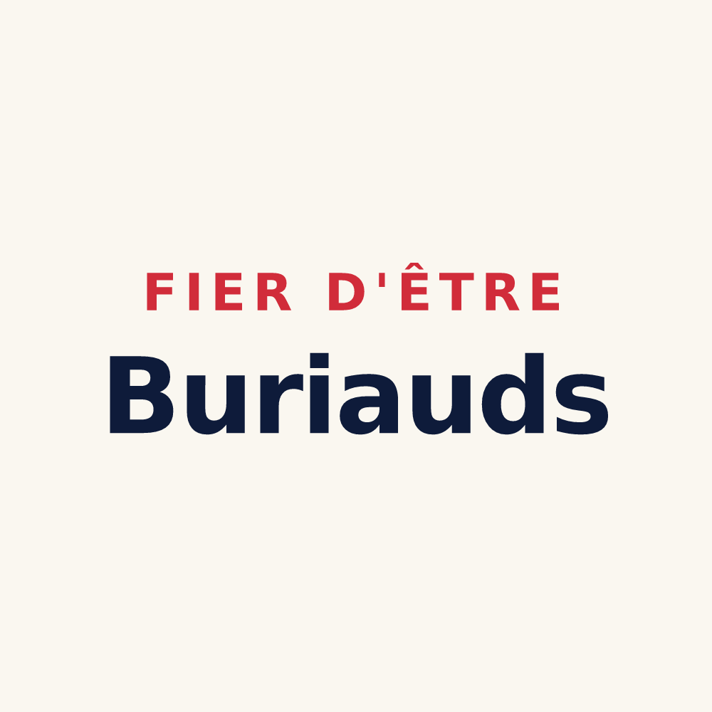 Tasse « Fier d'être Buriauds » — design pour Burie