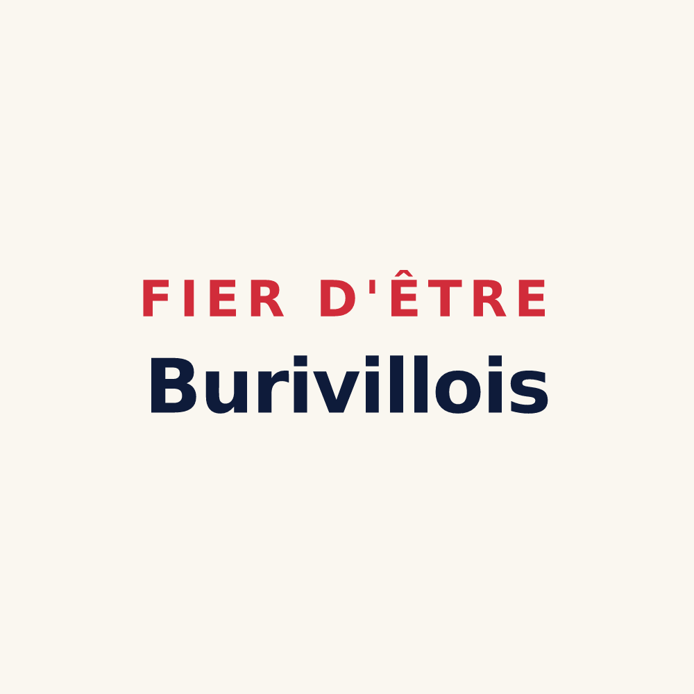 Tasse « Fier d'être Burivillois » — design pour Buriville