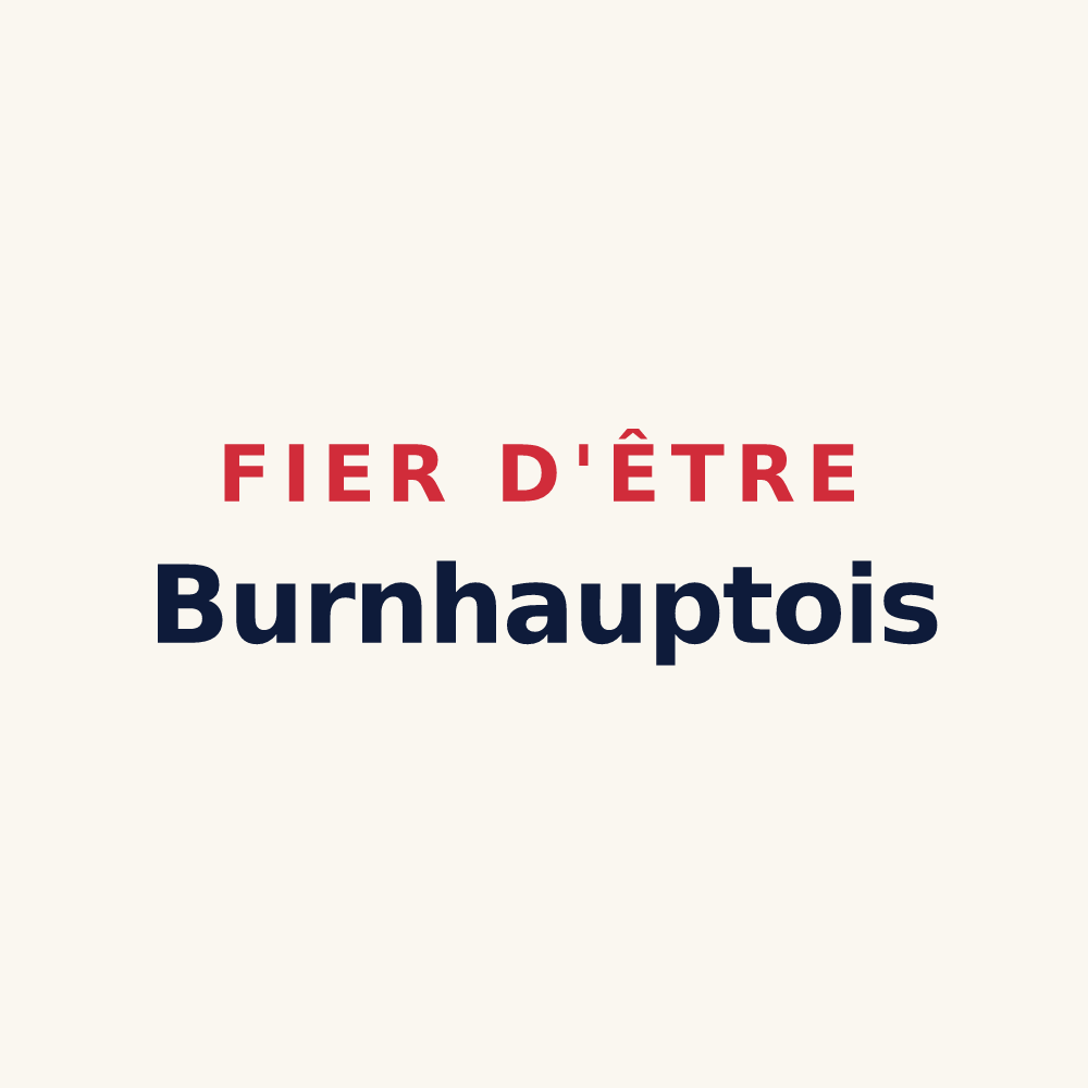 Tasse « Fier d'être Burnhauptois » — design pour Burnhaupt-le-Bas