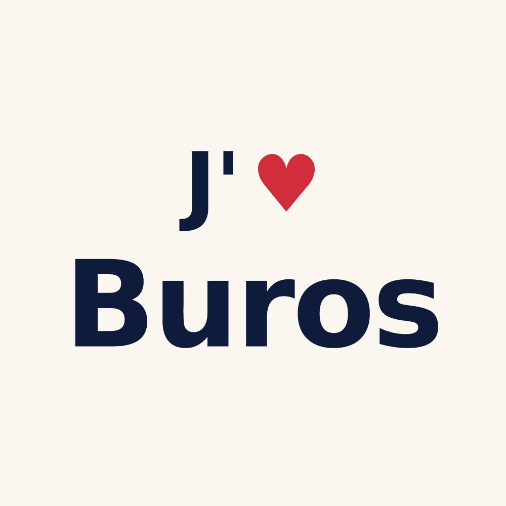 Tasse personnalisée Buros — design J'aime Buros