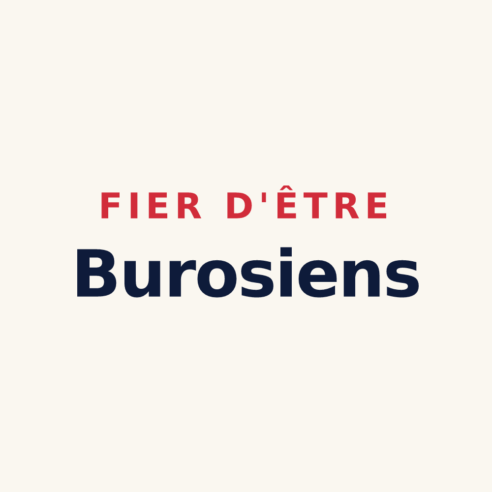 Tasse « Fier d'être Burosiens » — design pour Buros