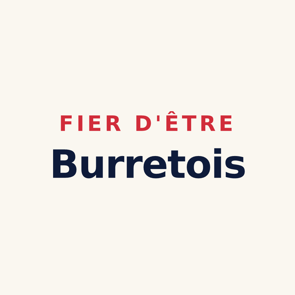 Tasse « Fier d'être Burretois » — design pour Burret
