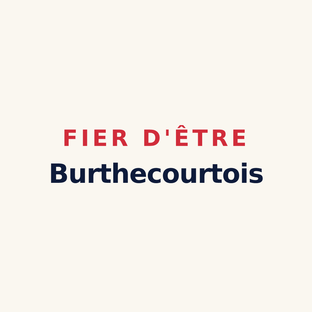 Tasse « Fier d'être Burthecourtois » — design pour Burthecourt-aux-Chênes