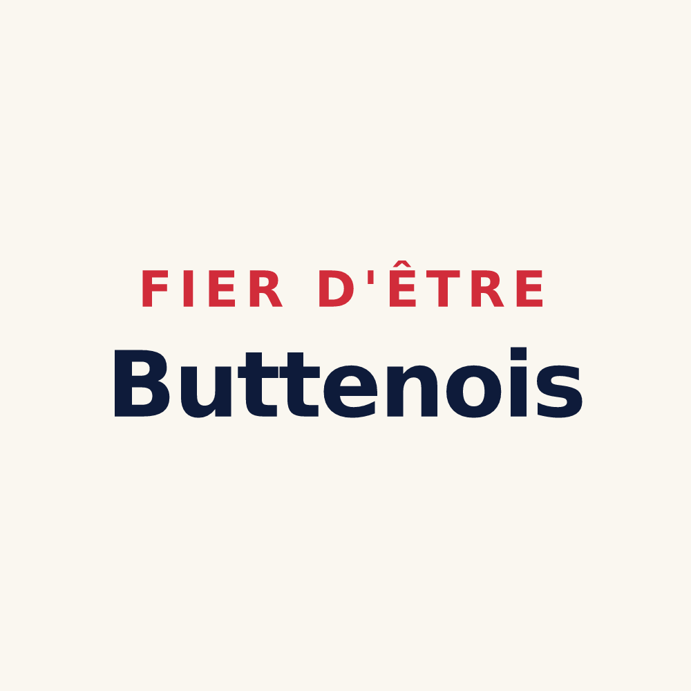 Tasse « Fier d'être Buttenois » — design pour Butten