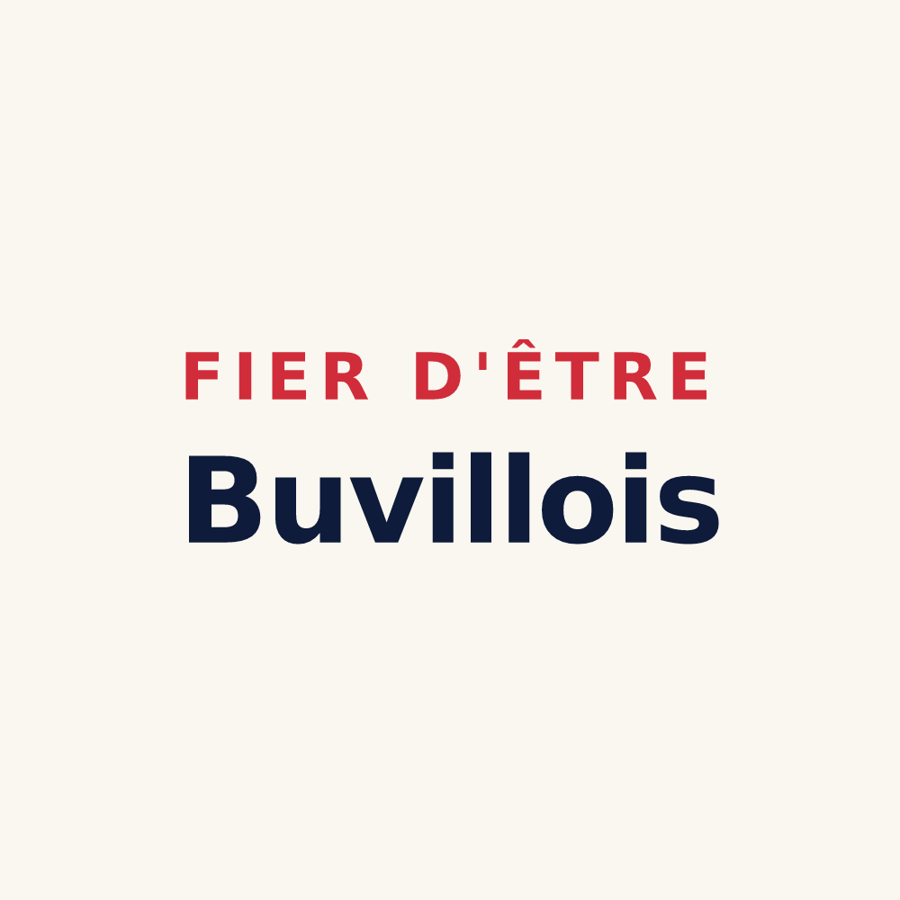 Tasse « Fier d'être Buvillois » — design pour Buvilly