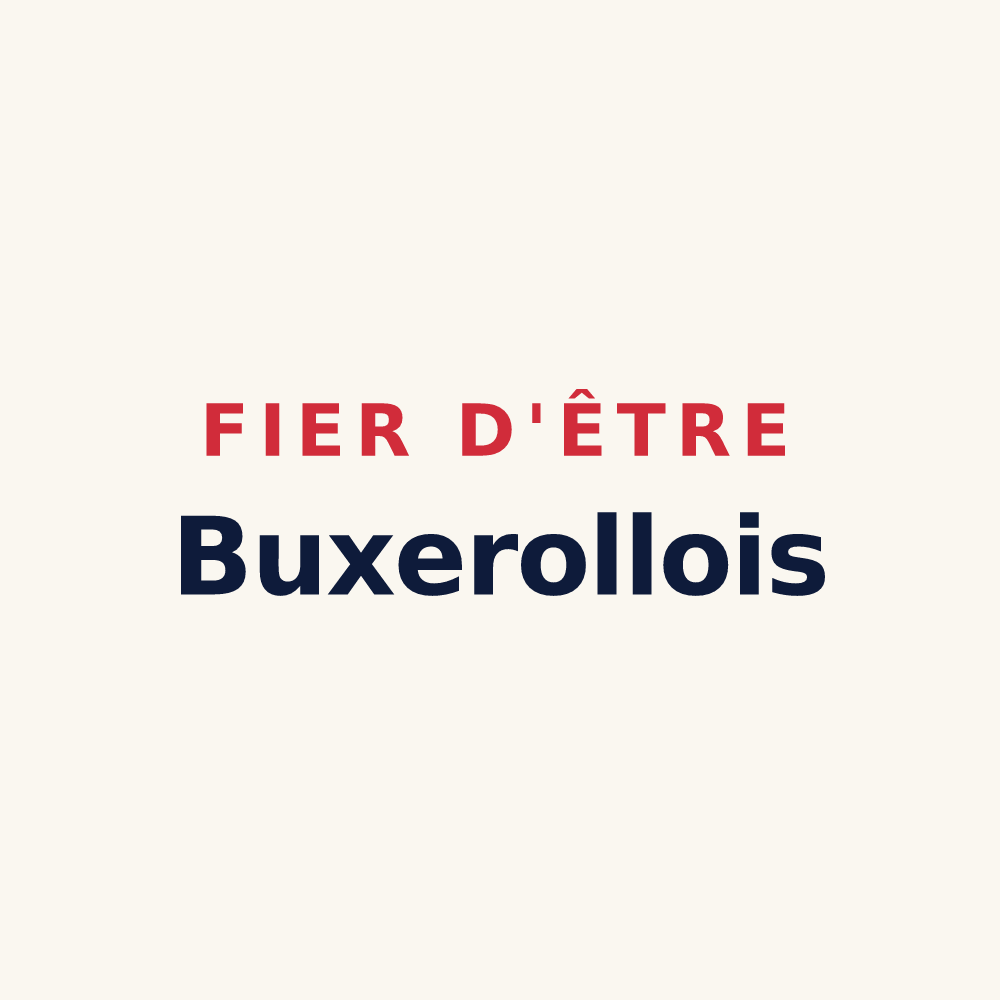Tasse « Fier d'être Buxerollois » — design pour Buxerolles