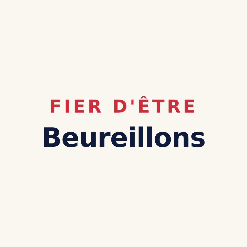 Tasse « Fier d'être Beureillons » — design pour Buxières-sur-Arce