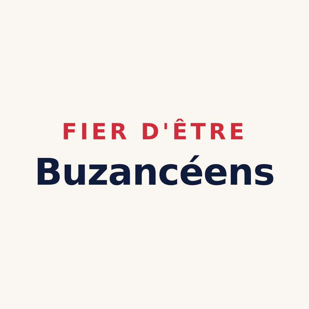 Tasse « Fier d'être Buzancéens » — design pour Buzancy