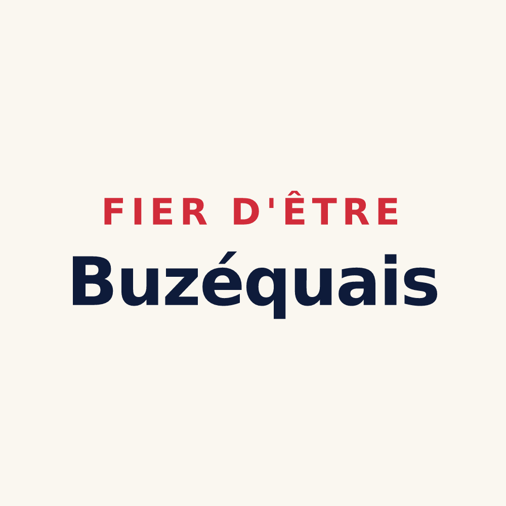 Tasse « Fier d'être Buzéquais » — design pour Buzet-sur-Baïse