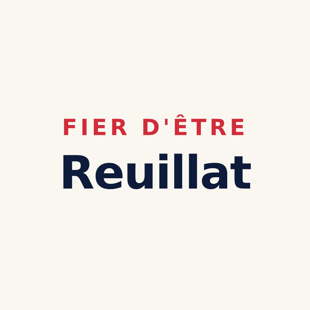 Tasse « Fier d'être Reuillat » — design pour Cœur-de-la-Vallée