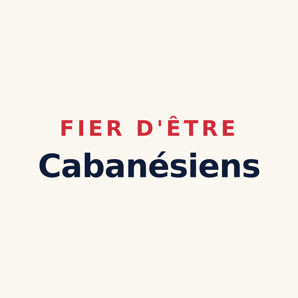 Tasse « Fier d'être Cabanésiens » — design pour Cabanès