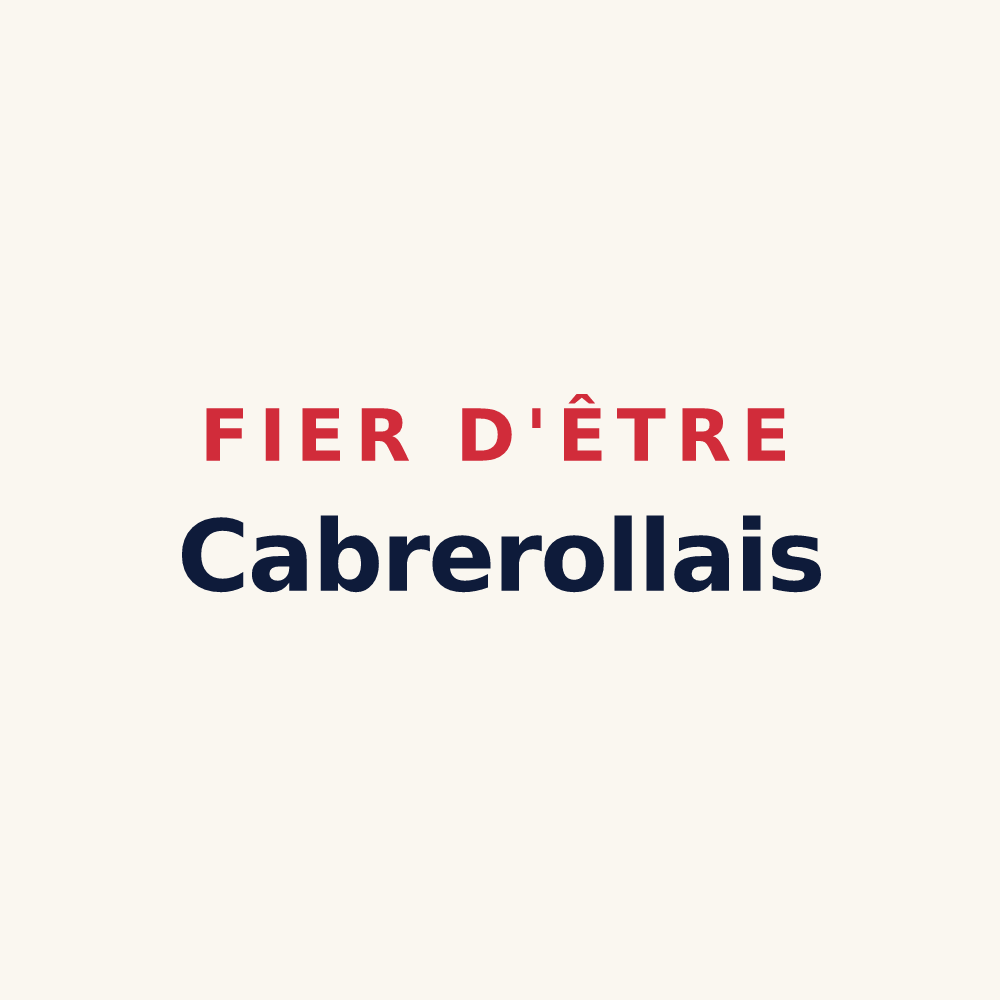 Tasse « Fier d'être Cabrerollais » — design pour Cabrerolles