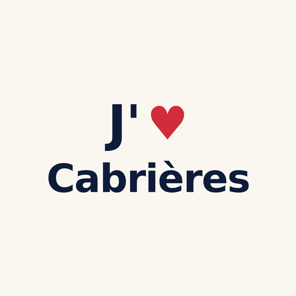 Tasse personnalisée Cabrières — design J'aime Cabrières