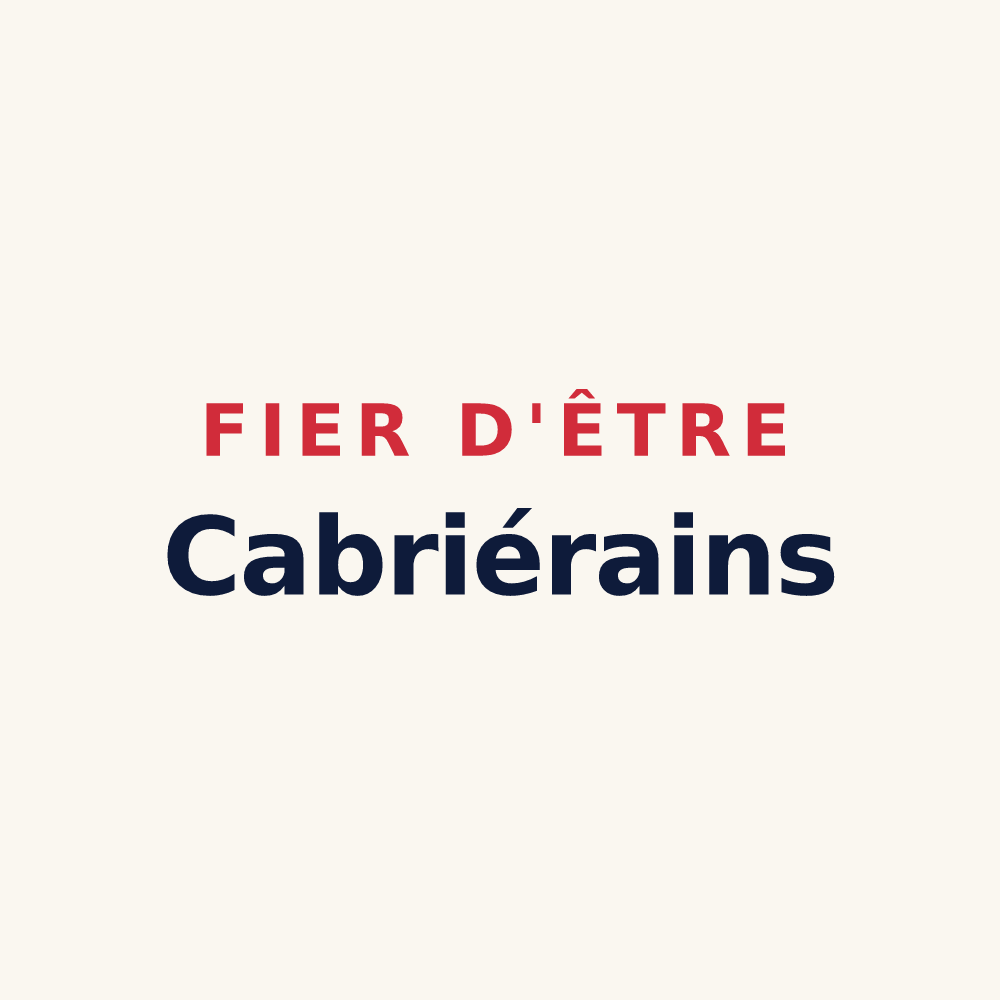 Tasse « Fier d'être Cabriérains » — design pour Cabrières-d'Aigues