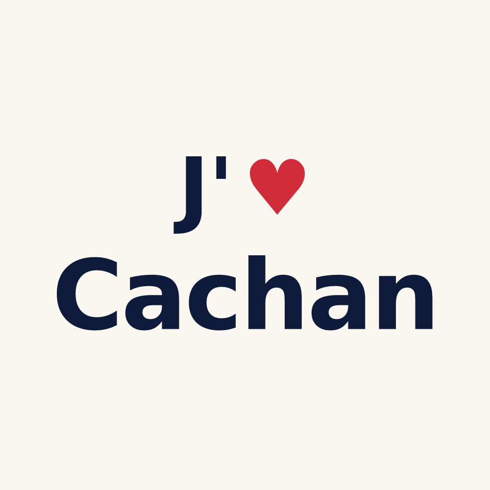 Tasse personnalisée Cachan — design J'aime Cachan