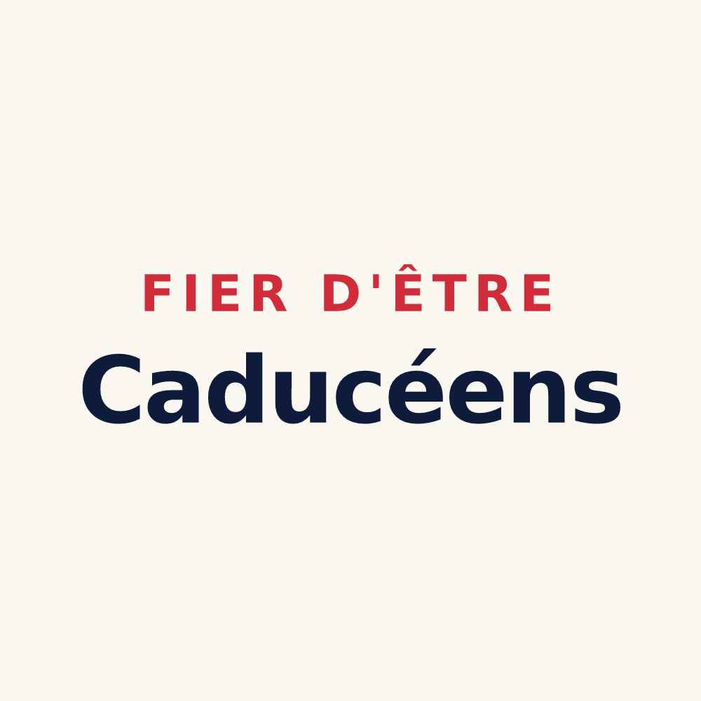 Tasse « Fier d'être Caducéens » — design pour Cadéac