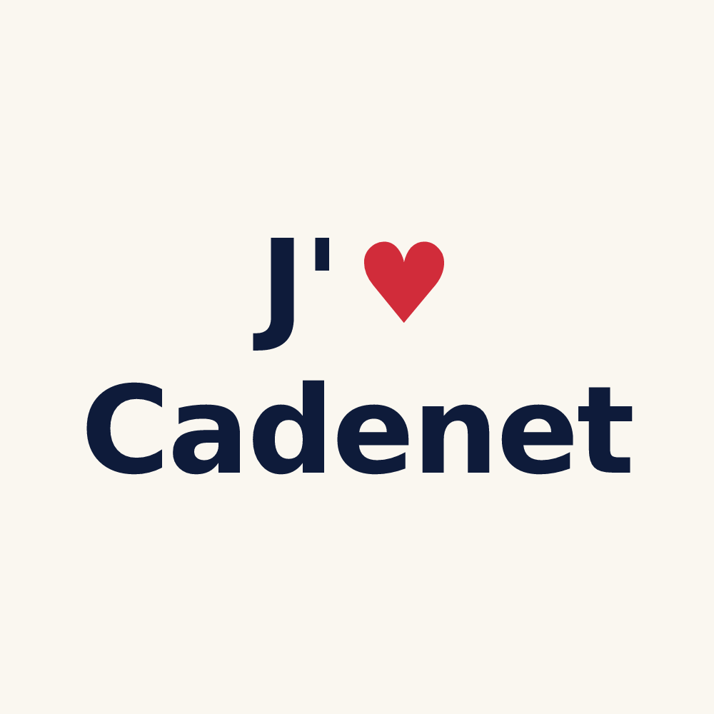 Tasse personnalisée Cadenet — design J'aime Cadenet