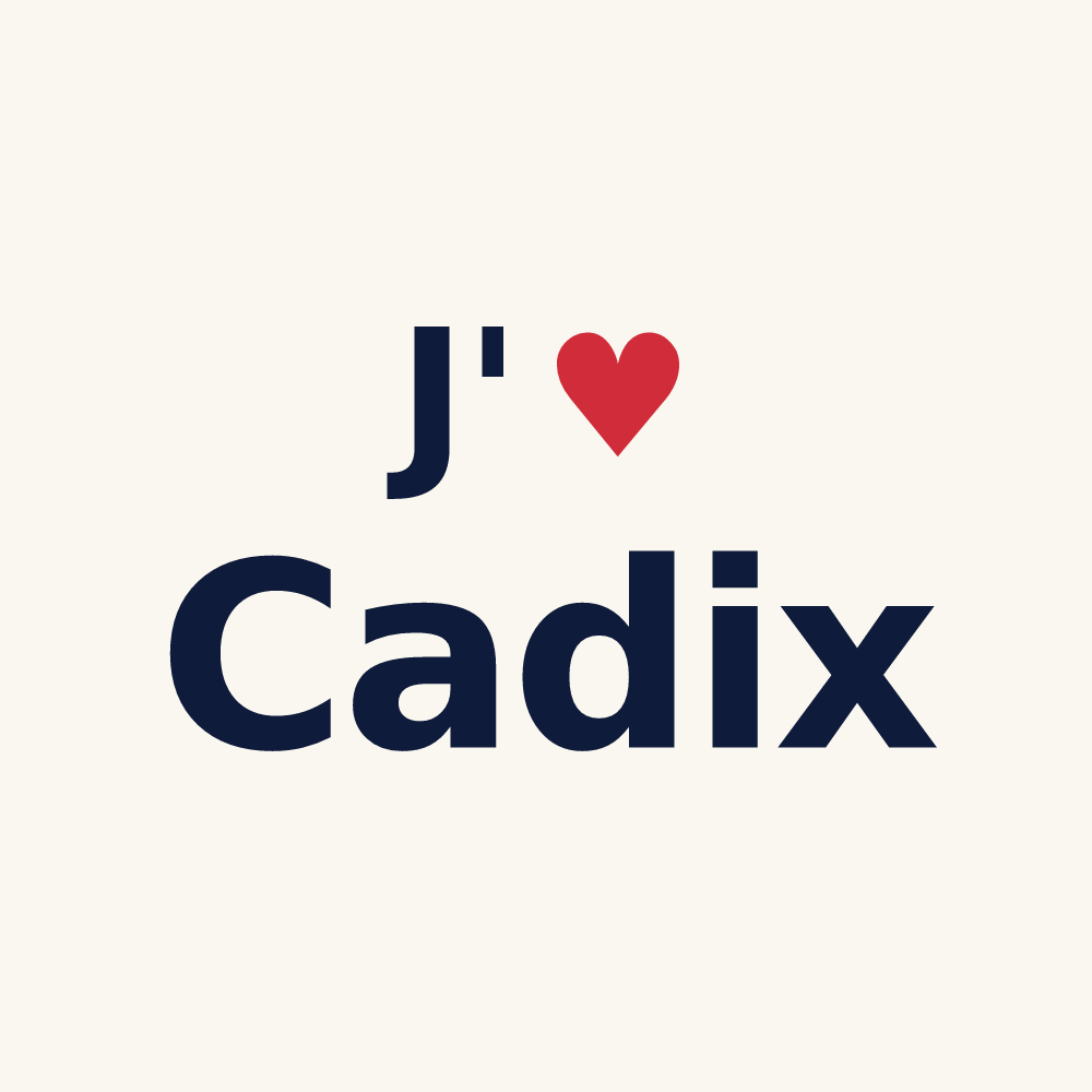 Tasse personnalisée Cadix — design J'aime Cadix