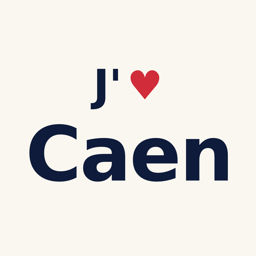 Tasse personnalisée Caen — design J'aime Caen