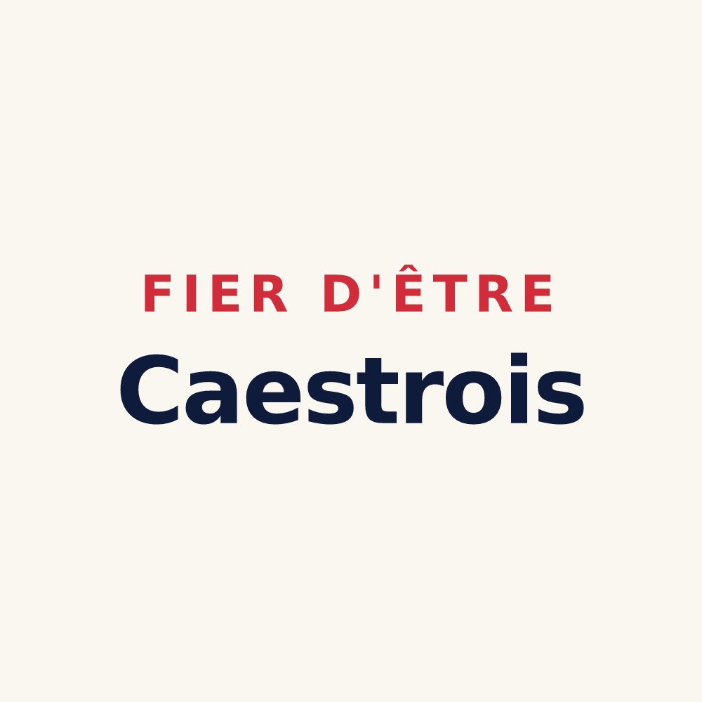 Tasse « Fier d'être Caestrois » — design pour Caëstre
