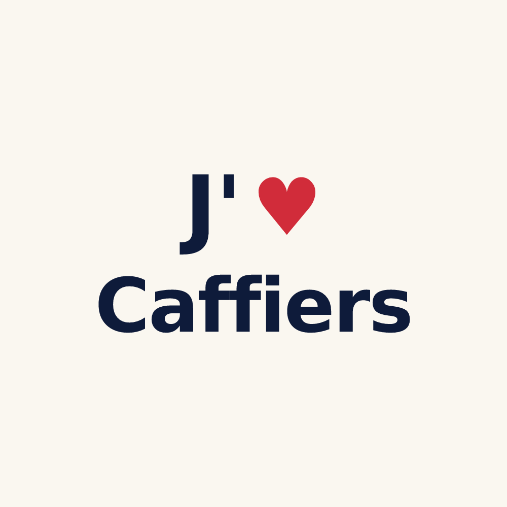 Tasse personnalisée Caffiers — design J'aime Caffiers