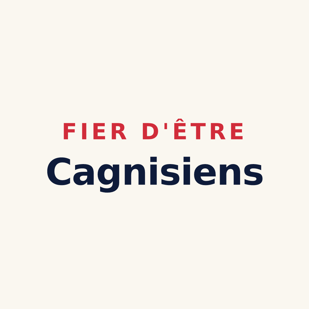Tasse « Fier d'être Cagnisiens » — design pour Cagny