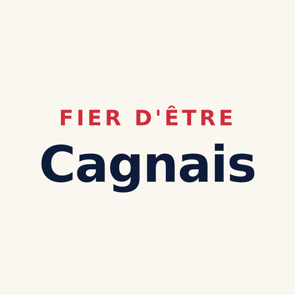 Tasse « Fier d'être Cagnais » — design pour Cagny