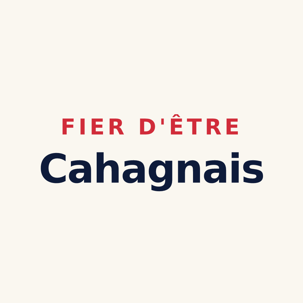 Tasse « Fier d'être Cahagnais » — design pour Cahagnes