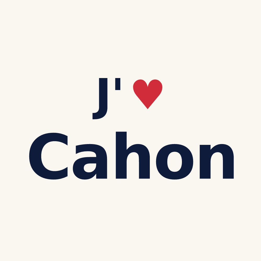 Tasse personnalisée Cahon — design J'aime Cahon