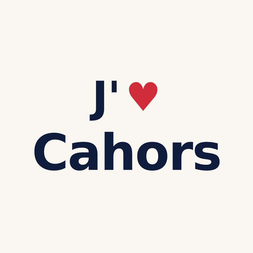 Tasse personnalisée Cahors — design J'aime Cahors