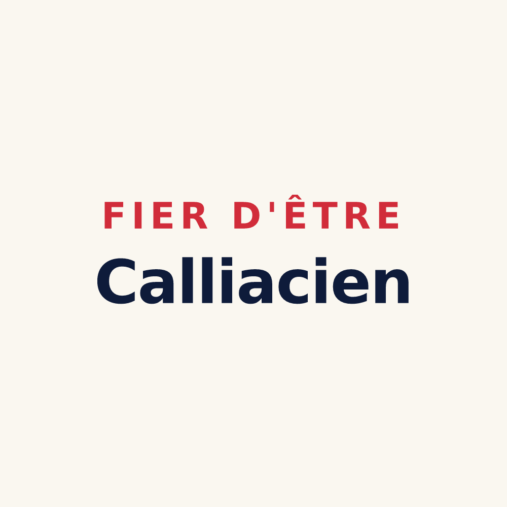 Tasse « Fier d'être Calliacien » — design pour Cailly-sur-Eure