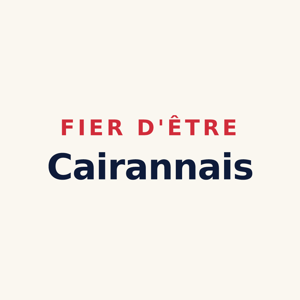 Tasse « Fier d'être Cairannais » — design pour Cairanne