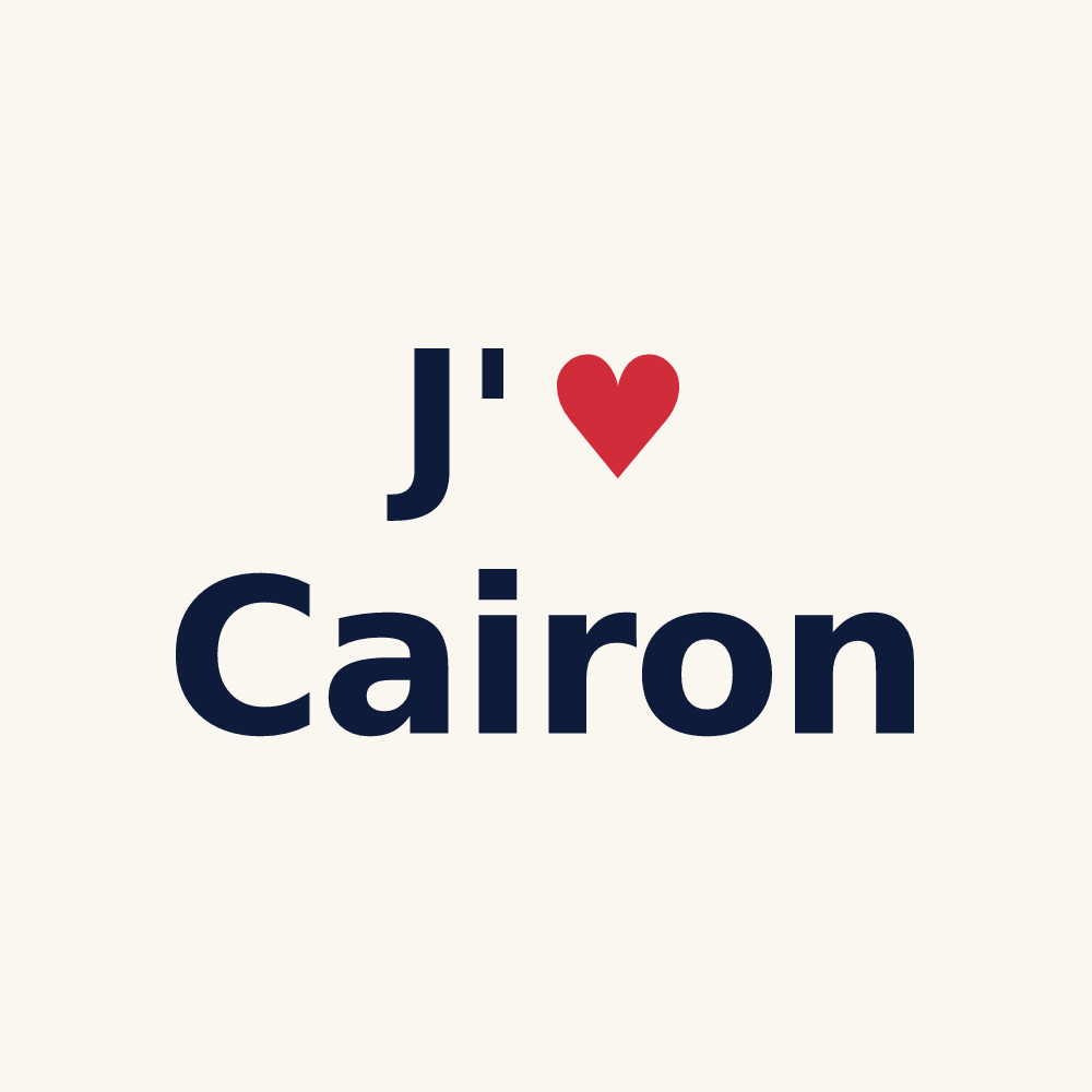 Tasse personnalisée Cairon — design J'aime Cairon