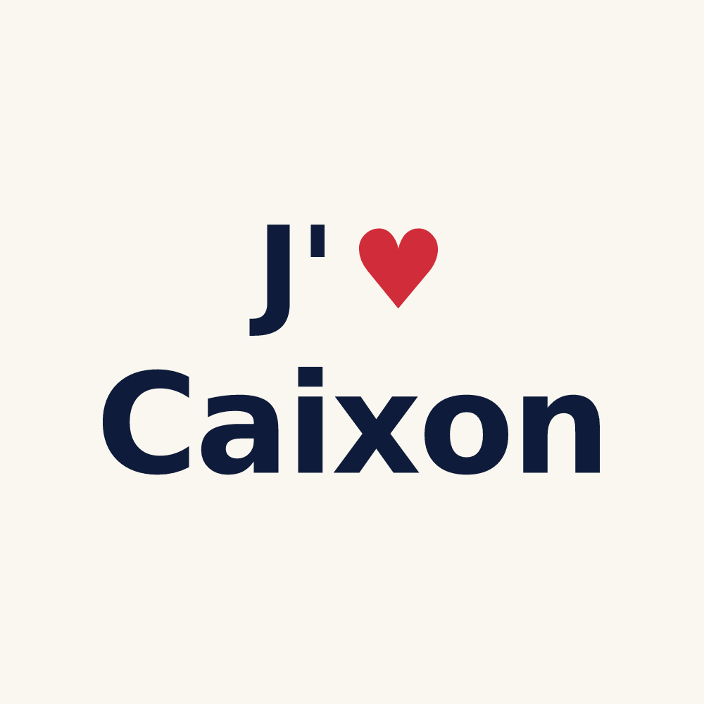 Tasse personnalisée Caixon — design J'aime Caixon
