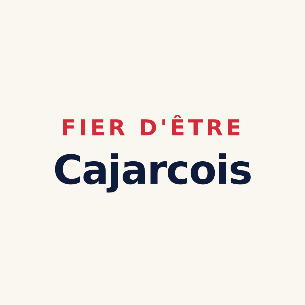 Tasse « Fier d'être Cajarcois » — design pour Cajarc