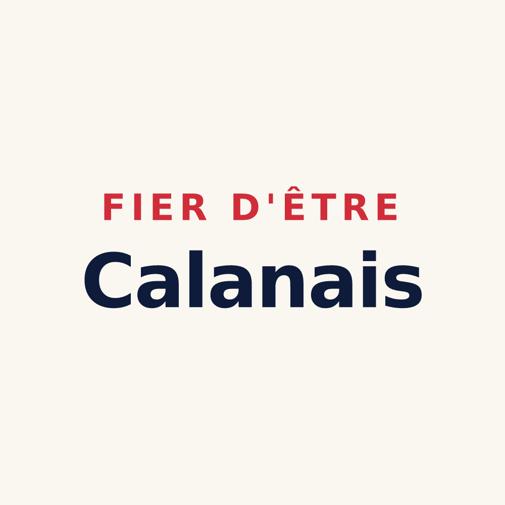 Tasse « Fier d'être Calanais » — design pour Calan