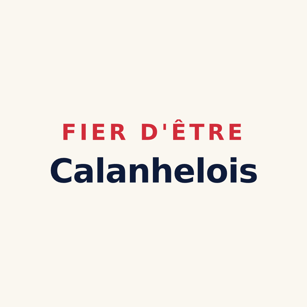 Tasse « Fier d'être Calanhelois » — design pour Calanhel