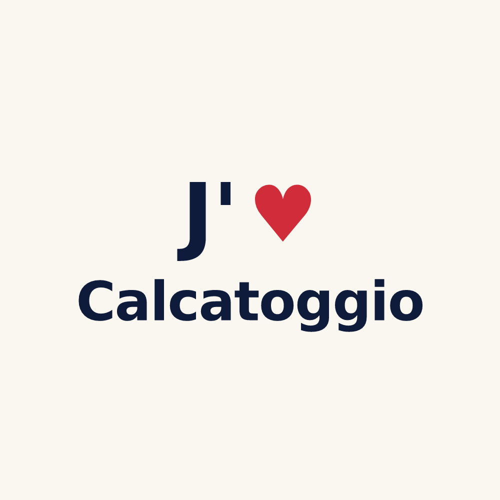 Tasse personnalisée Calcatoggio — design J'aime Calcatoggio