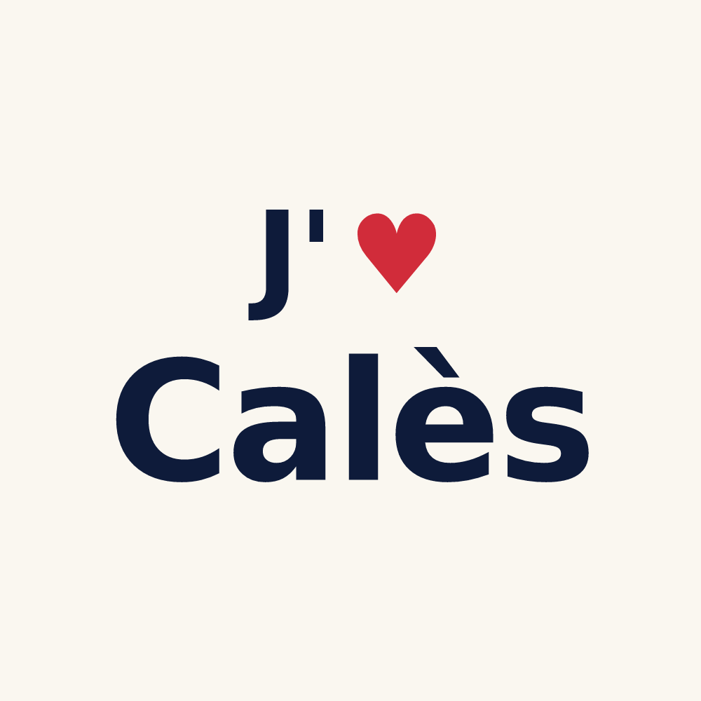Tasse personnalisée Calès — design J'aime Calès