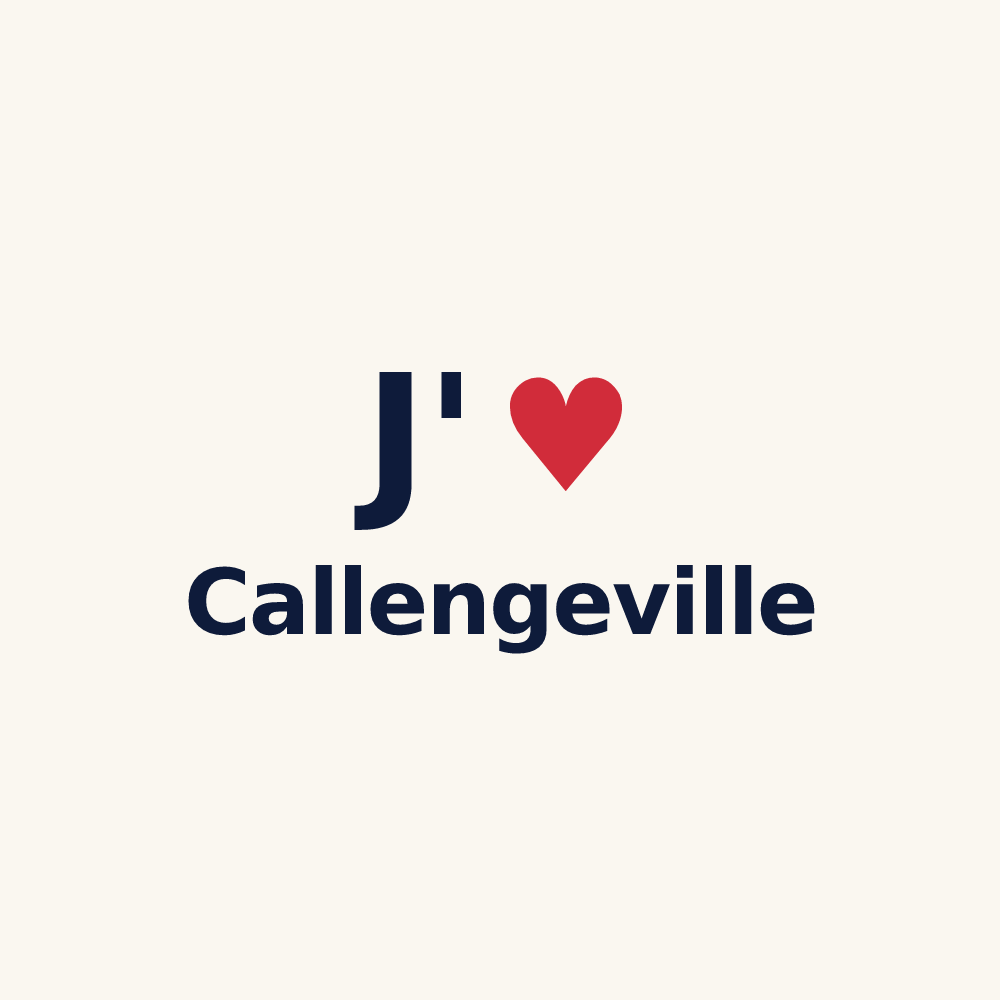 Tasse personnalisée Callengeville — design J'aime Callengeville