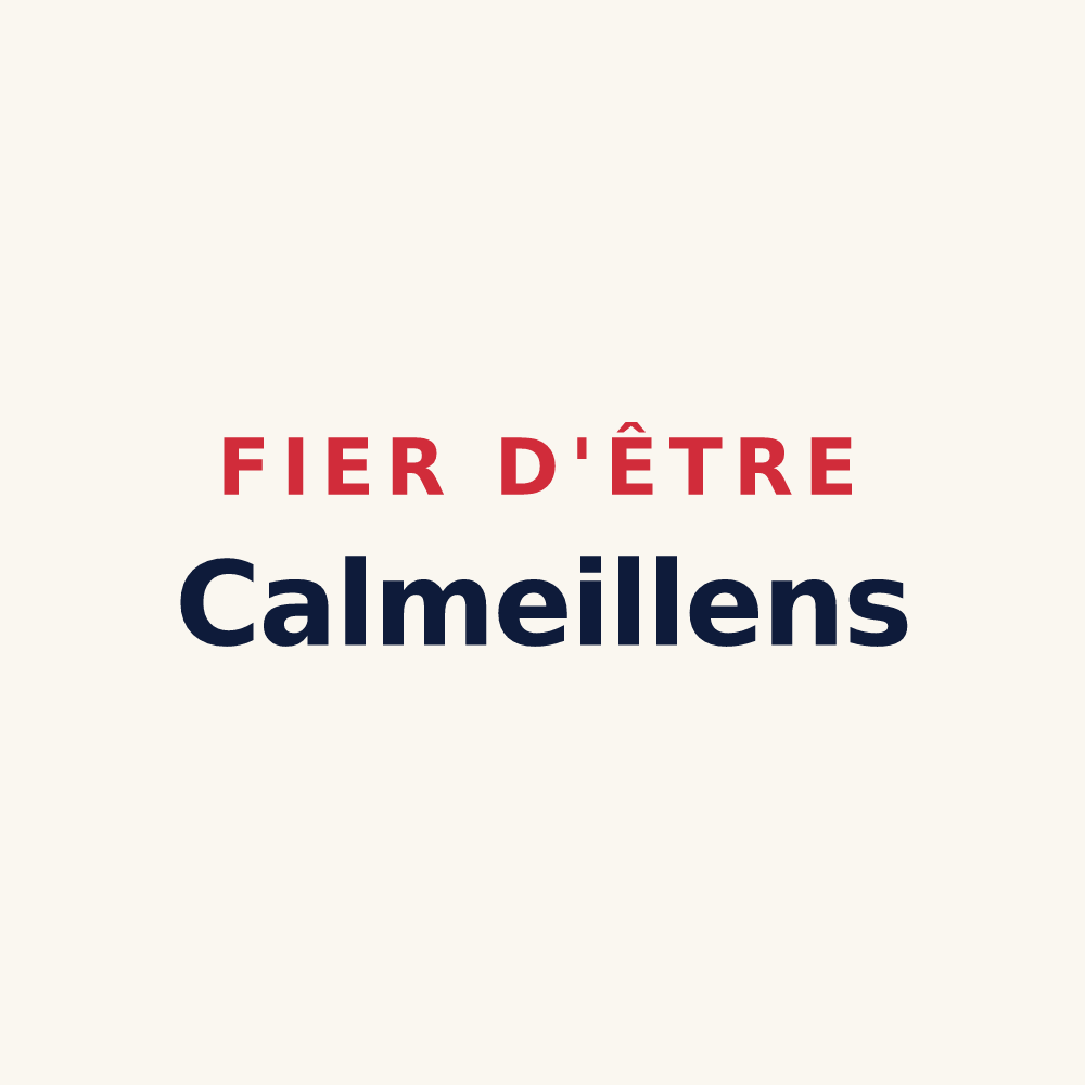 Tasse « Fier d'être Calmeillens » — design pour Calmeilles