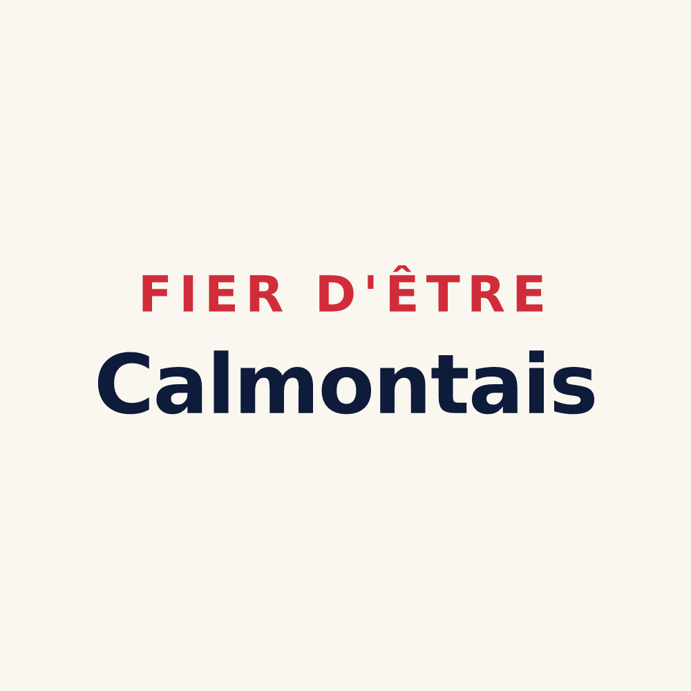 Tasse « Fier d'être Calmontais » — design pour Calmont