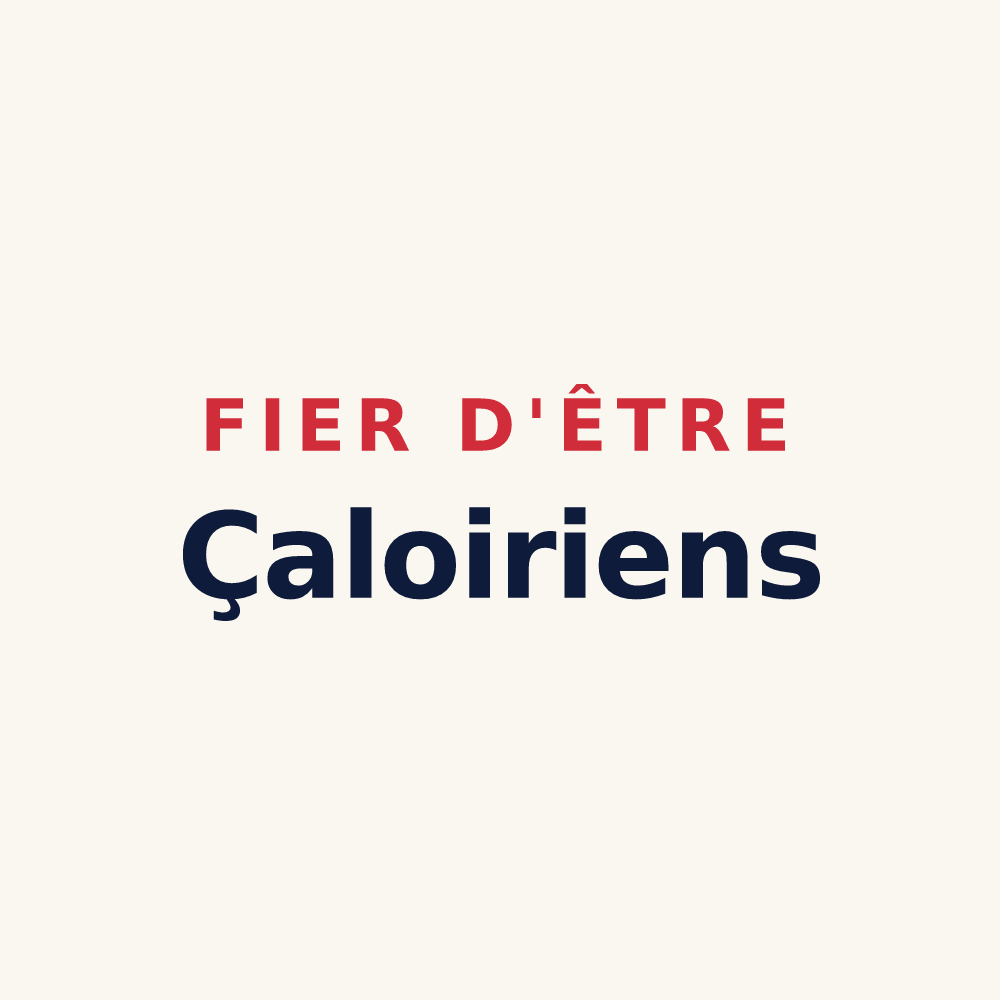 Tasse « Fier d'être Çaloiriens » — design pour Caloire