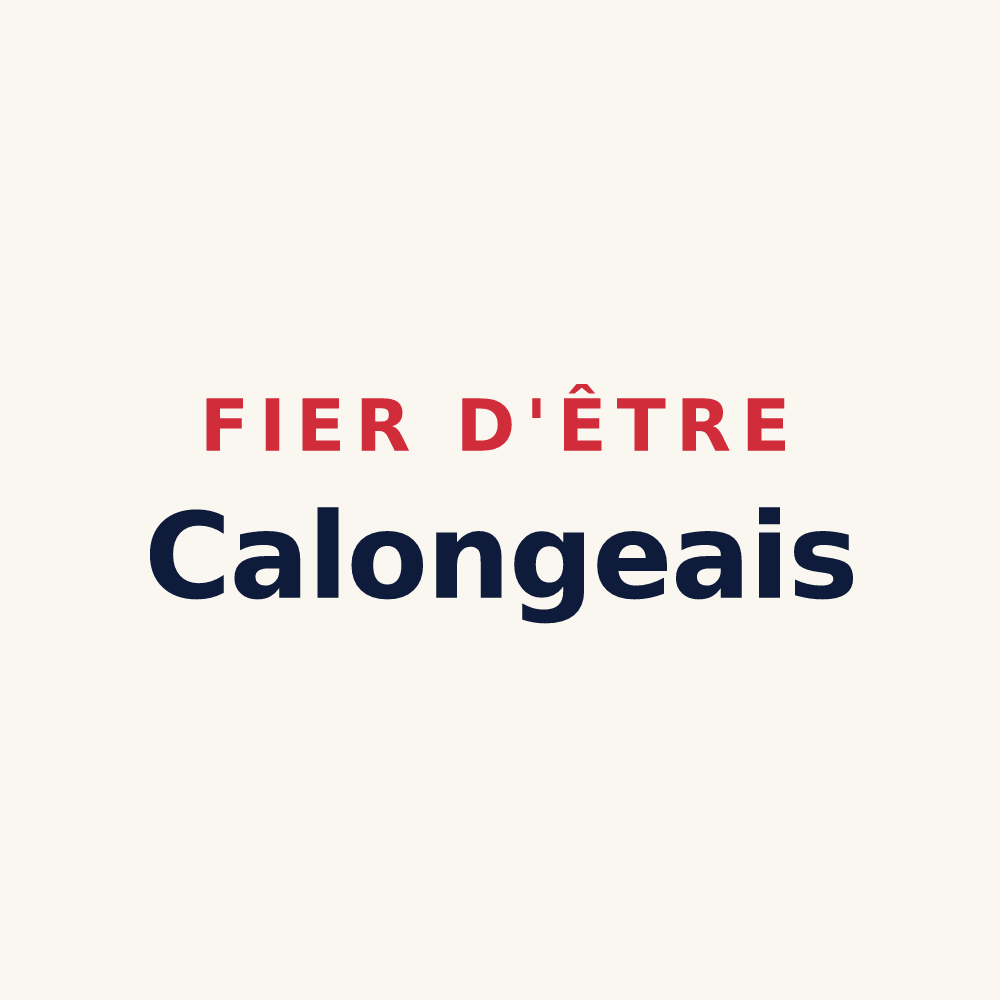 Tasse « Fier d'être Calongeais » — design pour Calonges