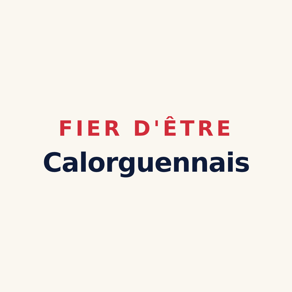 Tasse « Fier d'être Calorguennais » — design pour Calorguen