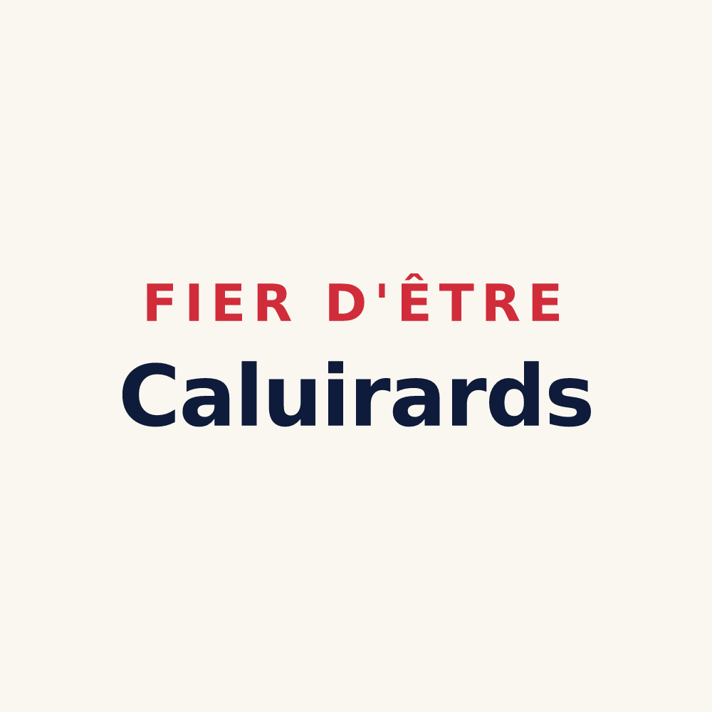 Tasse « Fier d'être Caluirards » — design pour Caluire-et-Cuire