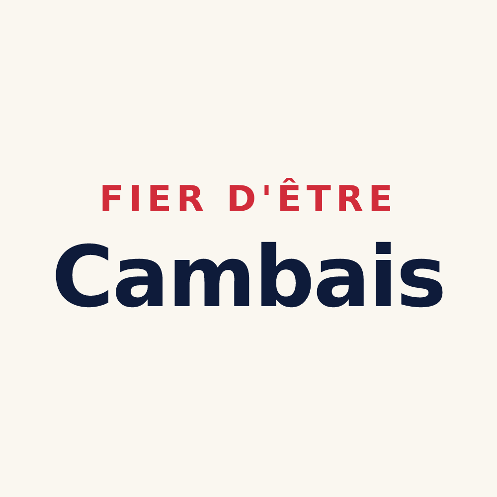 Tasse « Fier d'être Cambais » — design pour Cambes-en-Plaine